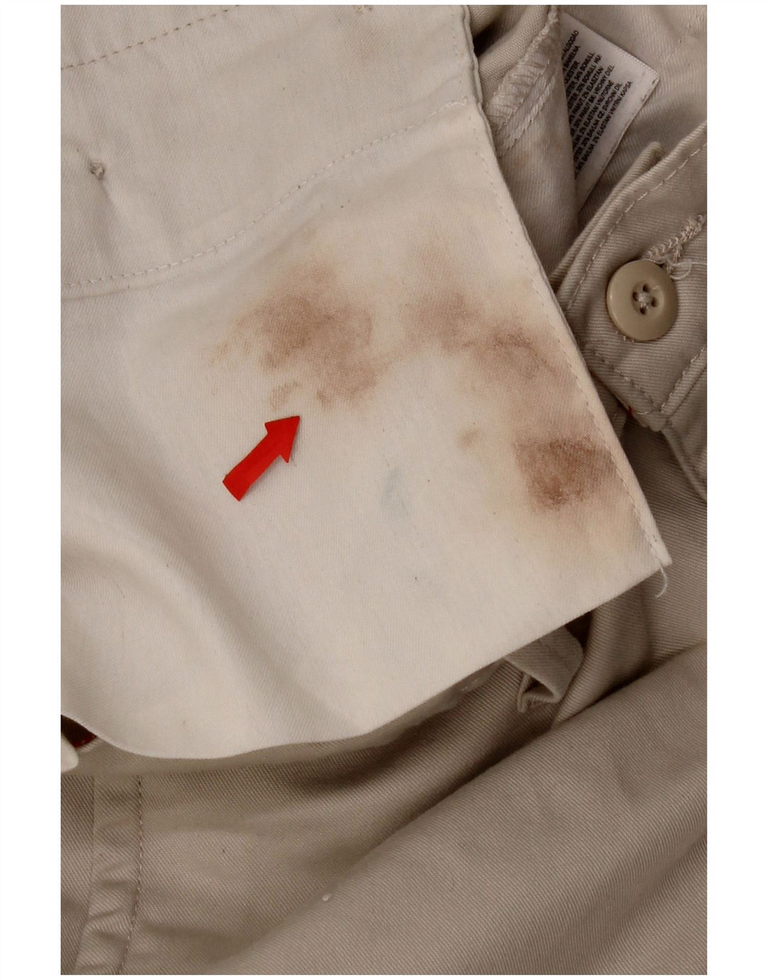Calça Vans Masculina Loose Fit Chino W30 L29 Poliéster Bege
