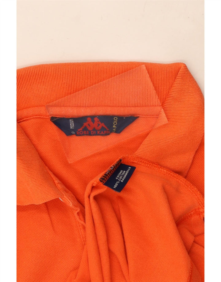 Camisa polo masculina KAPPA algodão laranja médio