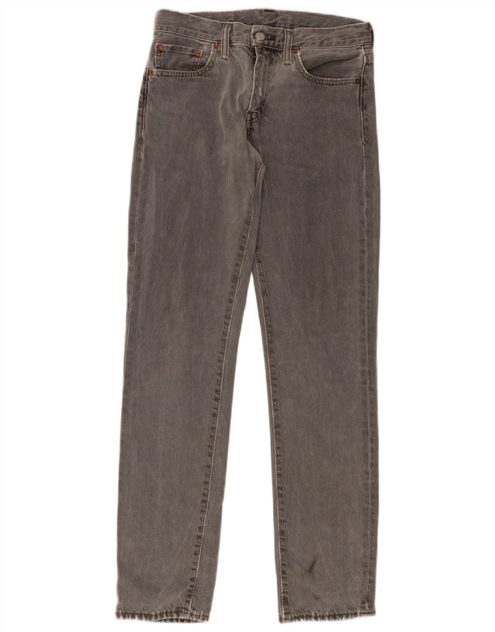 Calça Jeans Levis 511 Slim Masculina W29 L32 Cinza Algodão