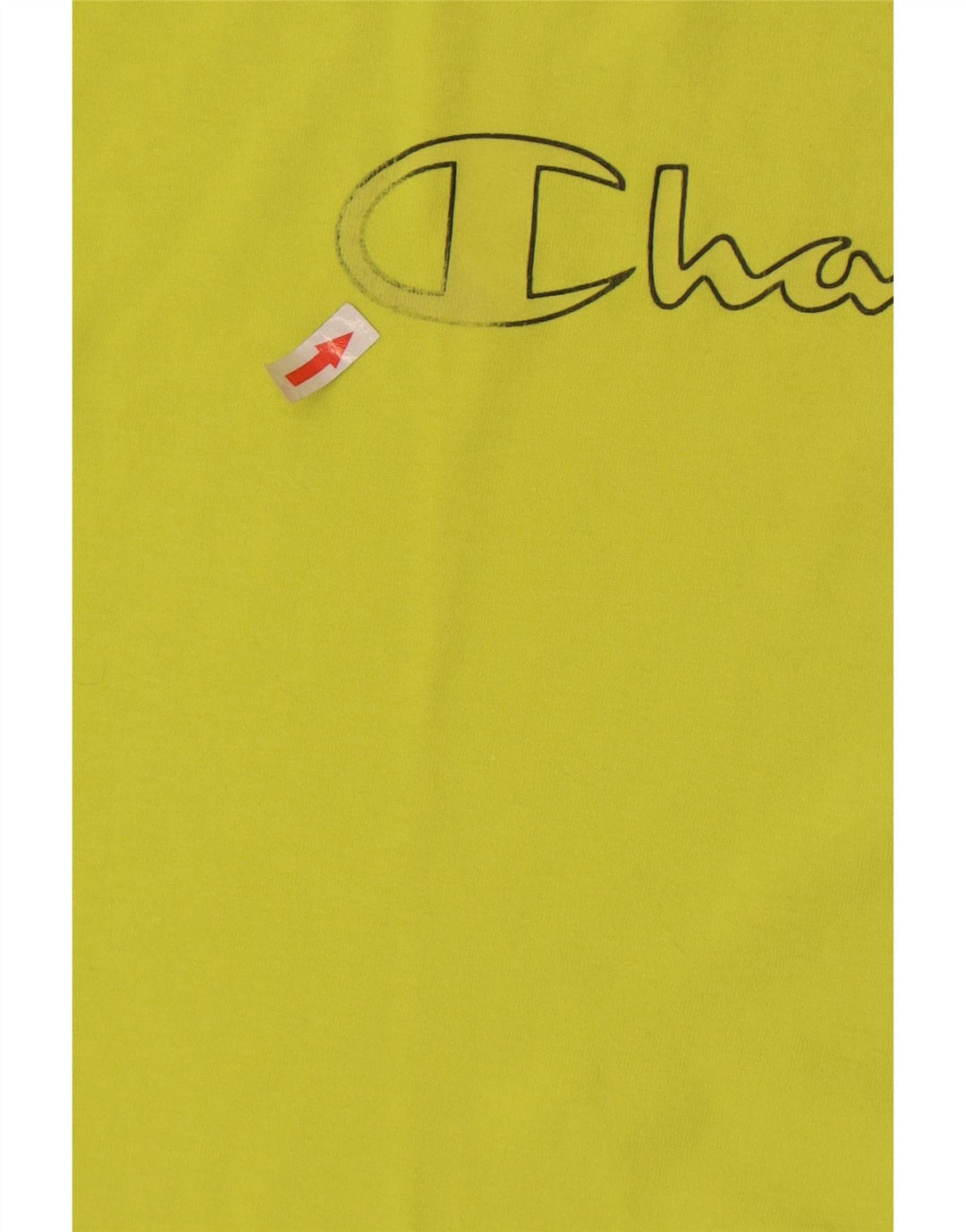 Campeão Mens Graphic T-Shirt Top Médio Algodão Verde