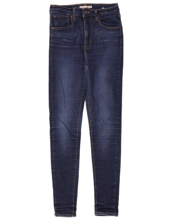 Calça jeans feminina Levi's Mile High Super Skinny W28 L30 azul algodão