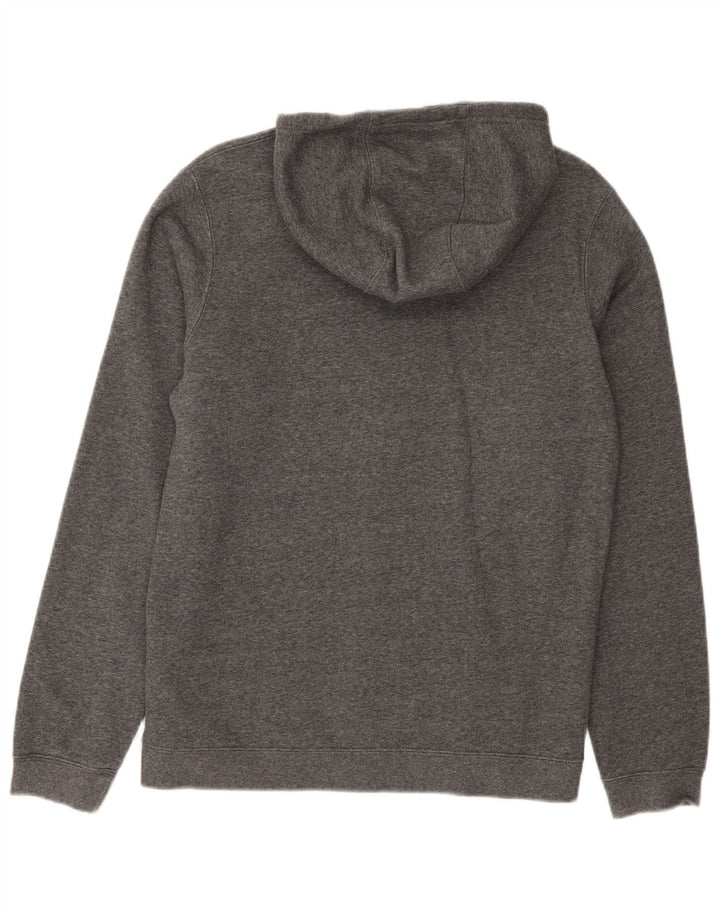 NIKE Mens Hoodie Jumper Médio Cinza Algodão
