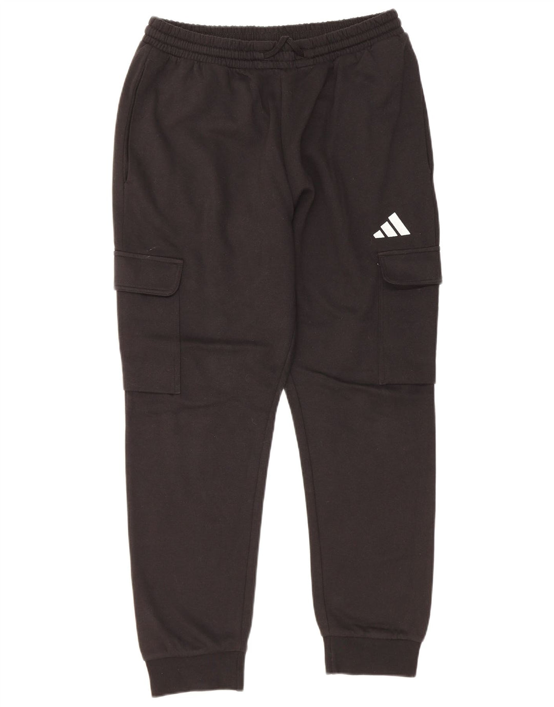 Adidas Mens Cargo Calças de treino Joggers Médio Algodão Preto