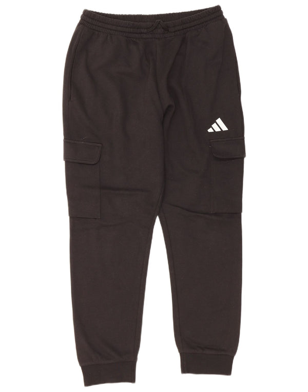 Adidas Mens Cargo Calças de treino Joggers Médio Algodão Preto