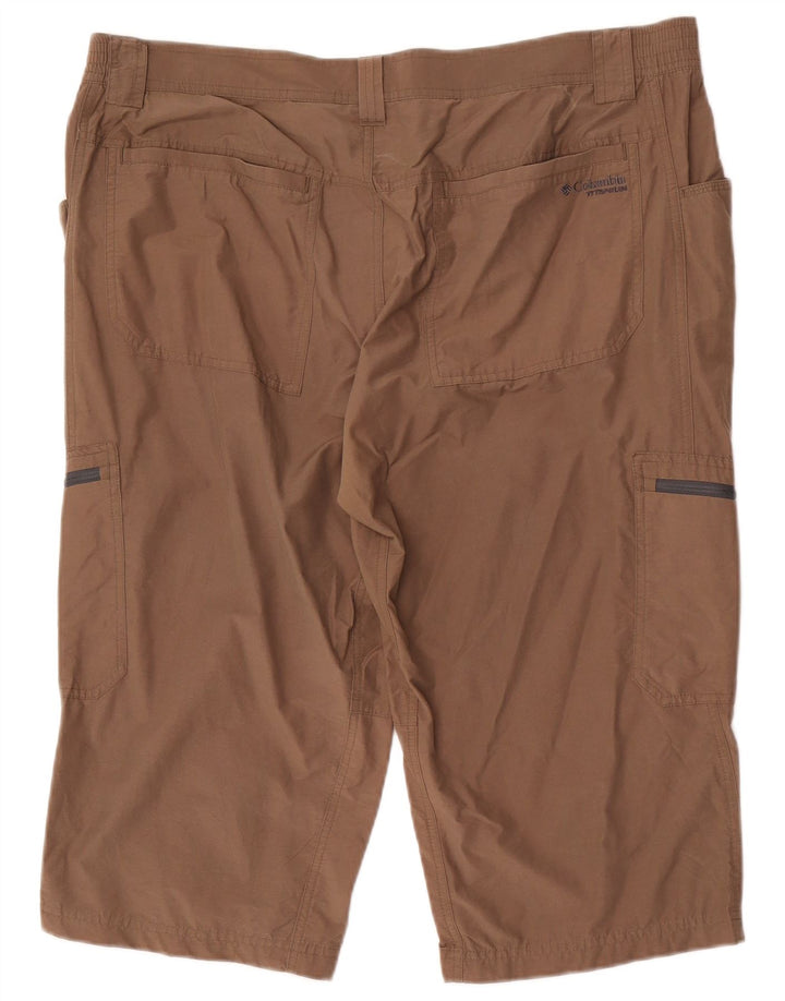 Shorts Columbia Masculino Titanium Cargo XL W40 Algodão Marrom