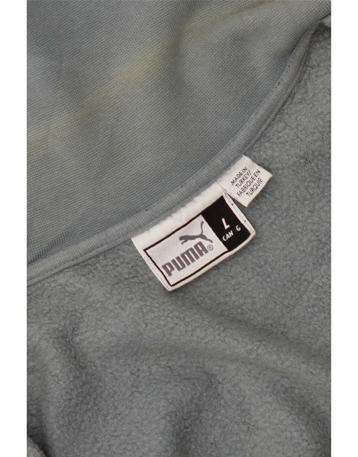 Puma Mens Graphic Tracksuit Top Jaqueta Grande Azul