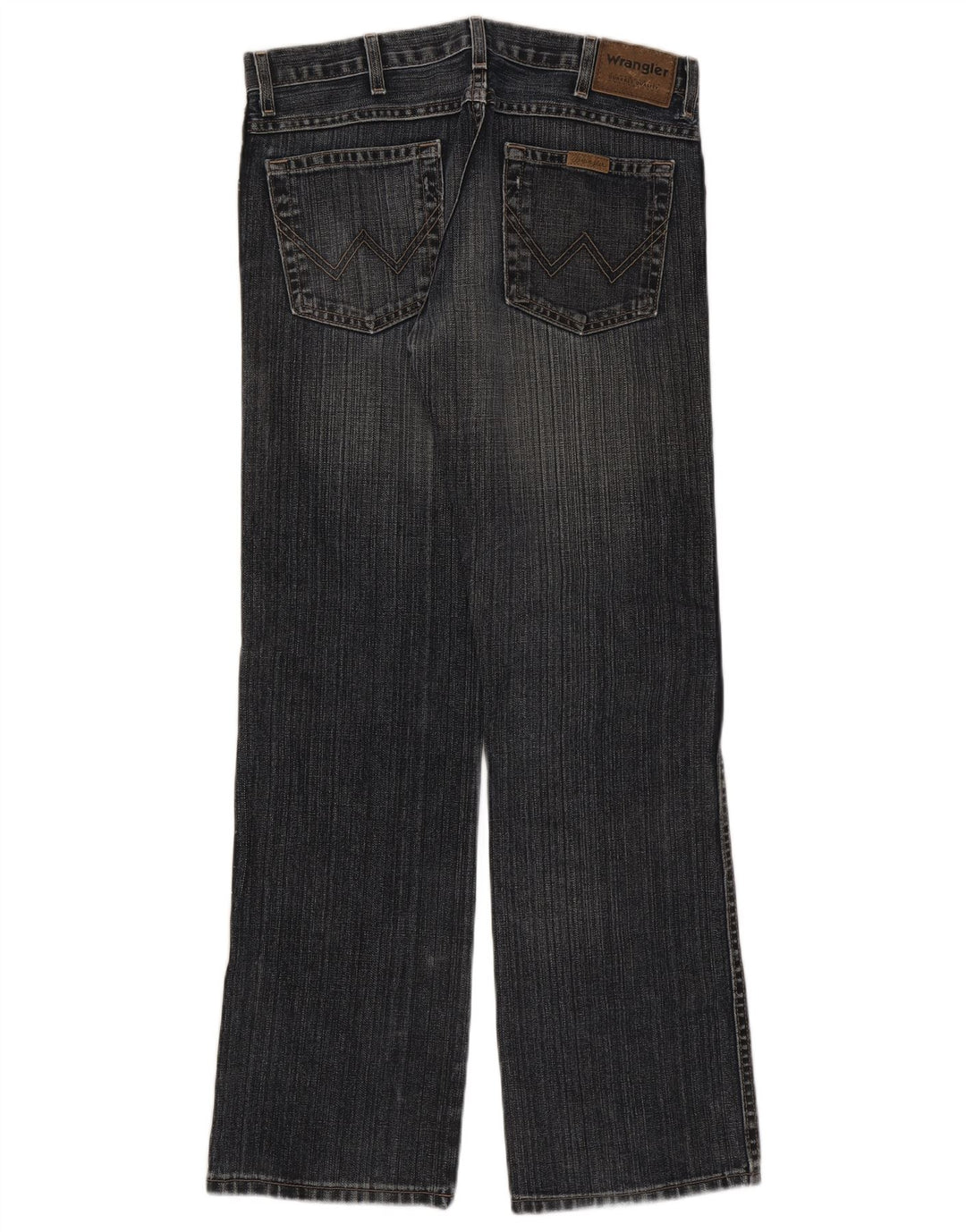 Wrangler Mens Bootcut Jeans W31 L32 Azul Marinho Algodão