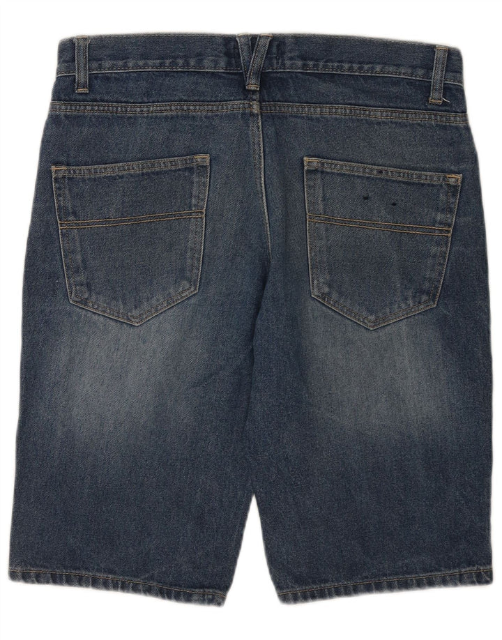 Shorts jeans masculino Pierre Cardin pequeno W29 algodão azul