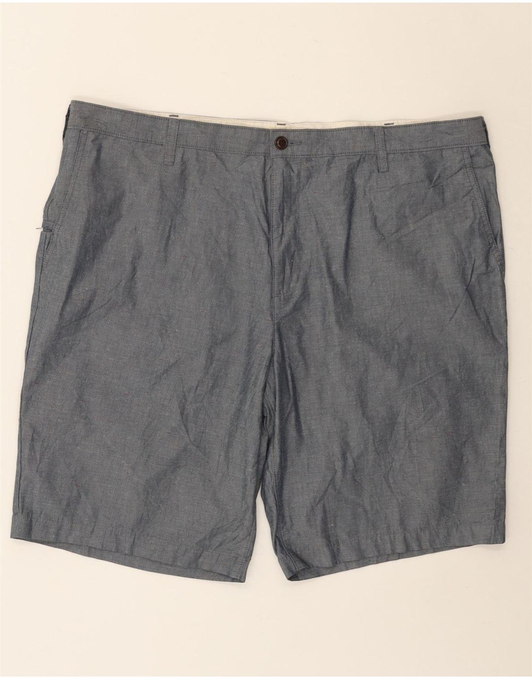 Dockers Mens Chino Shorts W42 2XL Algodão Azul
