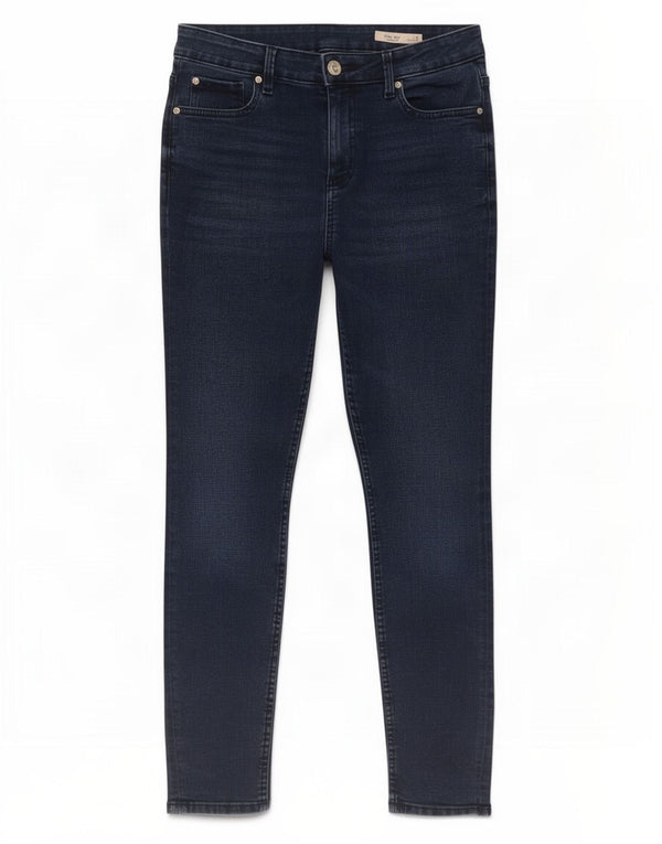 Marks & Spencer Feminino The Ivy Skinny Jeans Reino Unido 12 Médio W30 L28 Azul Marinho