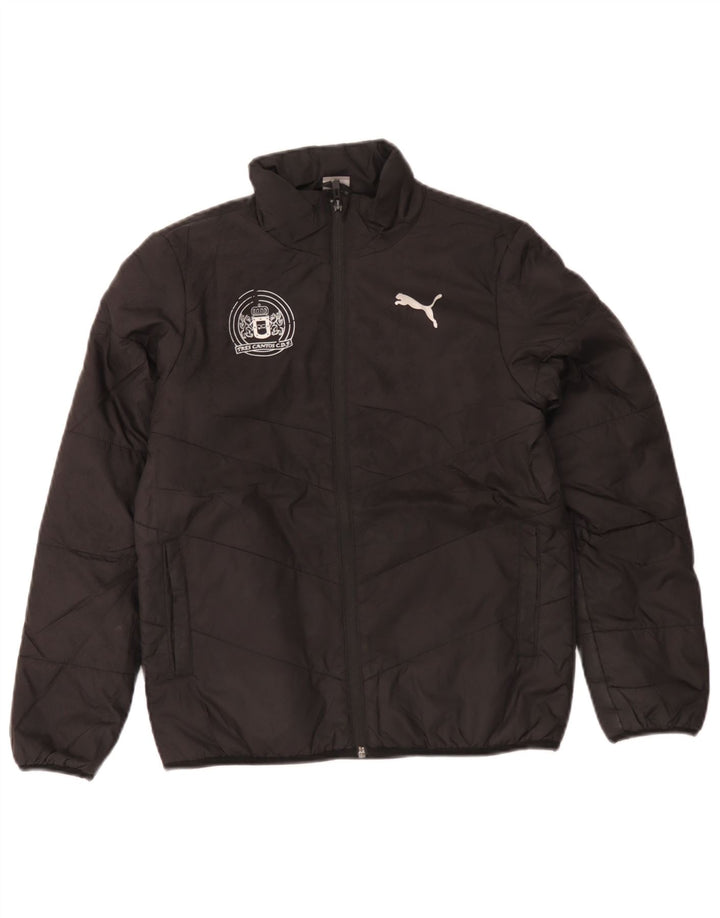 Casaco Puma Boys Graphic acolchoado 11-12 anos preto