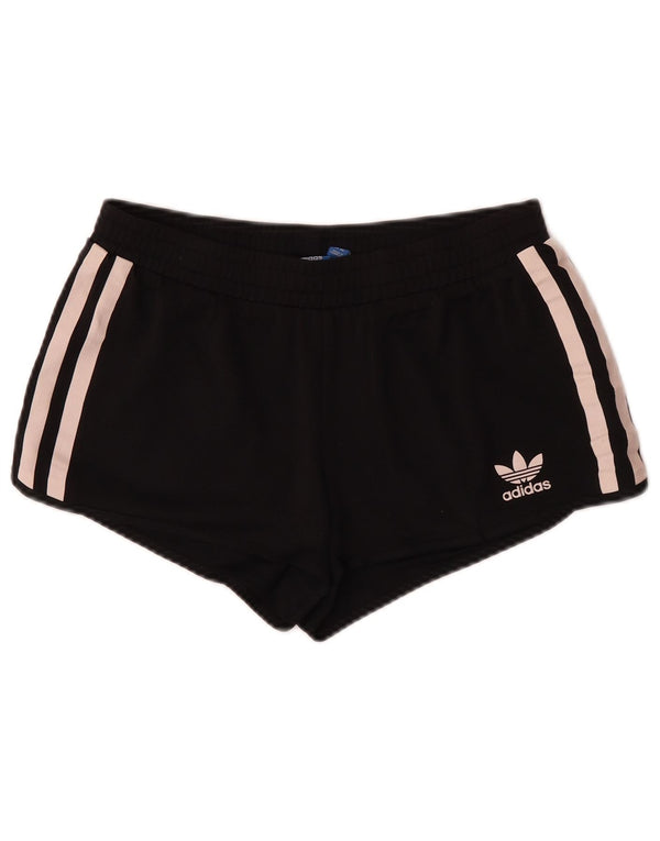 Shorts esportivos femininos Adidas UK 14 LMedium preto poliéster