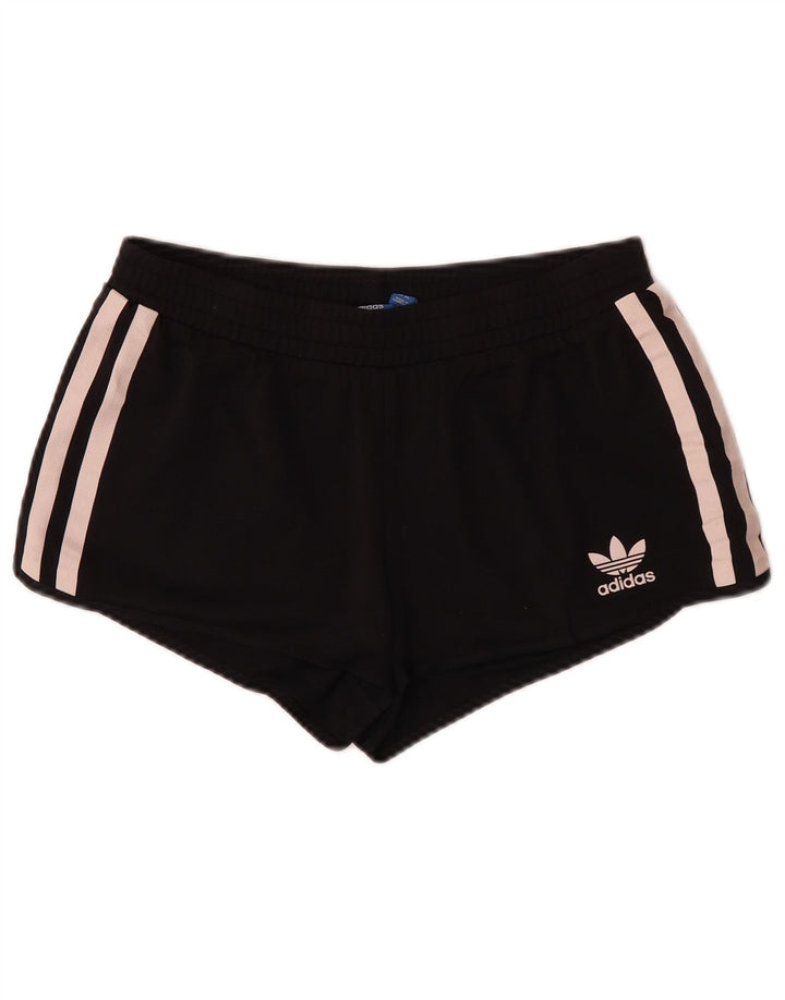 Shorts esportivos femininos Adidas UK 14 LMedium preto poliéster