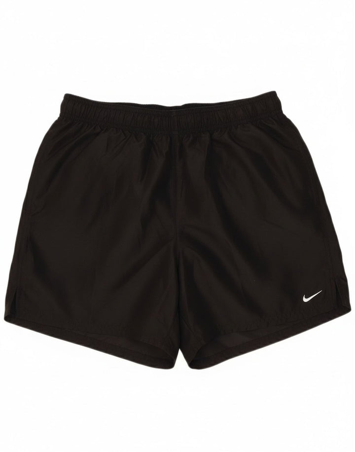 Shorts esportivos femininos Nike UK 14 grande poliéster preto