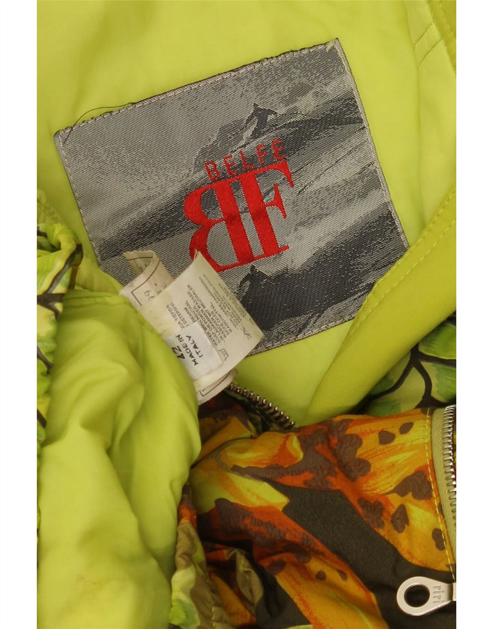 Jaqueta corta-vento feminina BELFE & BELFE IT 42 verde médio floral