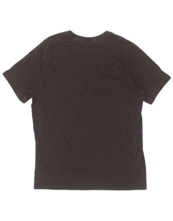 Camiseta gráfica masculina Nike grande algodão preto