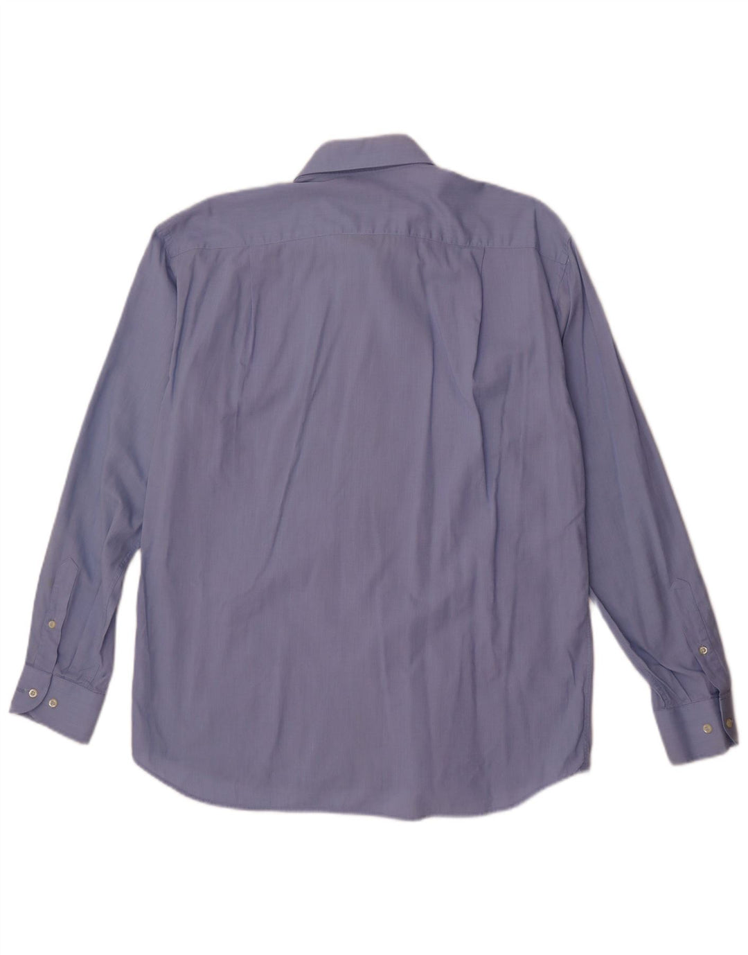 Camisa masculina Roccobarocco tamanho 42 16 1/2 grande algodão azul