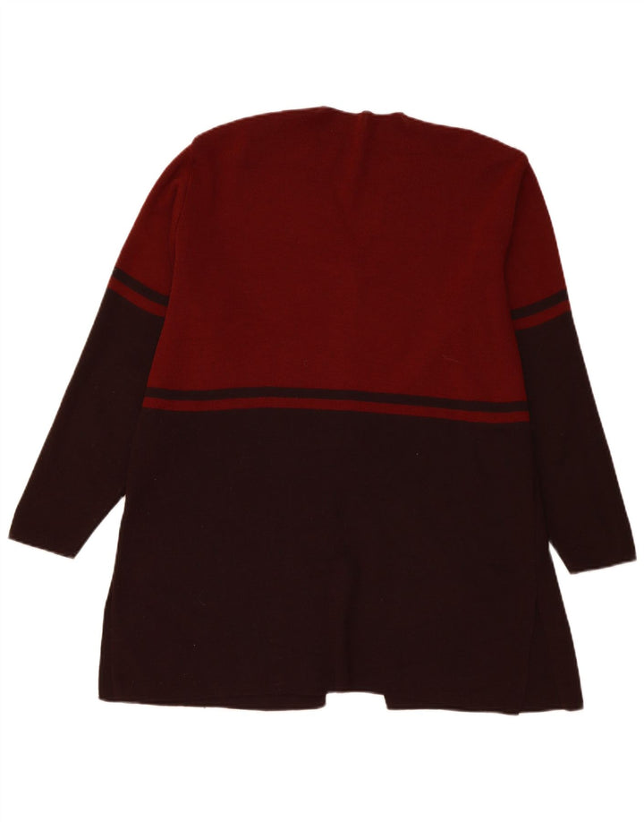 Suéter cardigã feminino Longline da Marks & Spencer Reino Unido 12 marrom médio