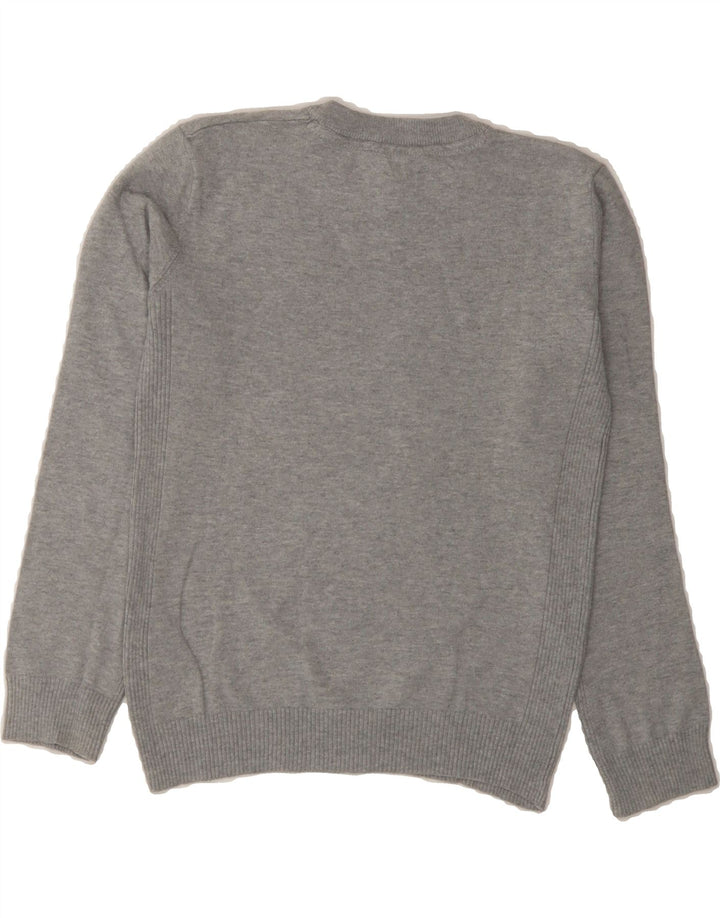GUESS Girls Crew Neck Jumper Sweater 9-10 Years Grey Cotton Vintage Guess and Second-Hand Guess from Messina Hembry 