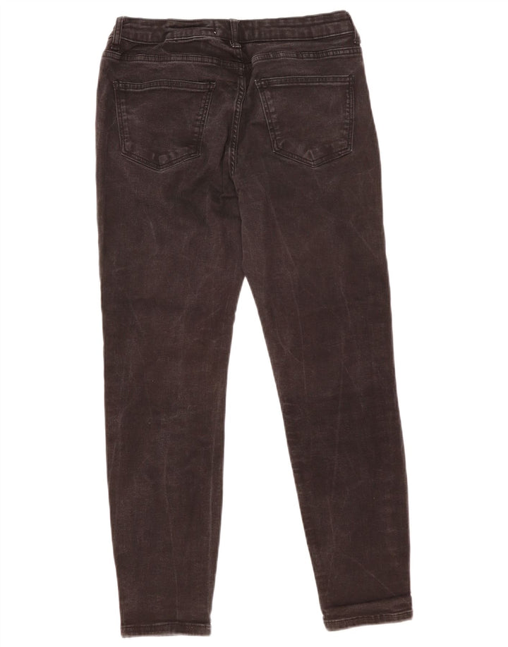 Zara Jeans Slim Feminino EU 40 Médio W30 L25 Preto