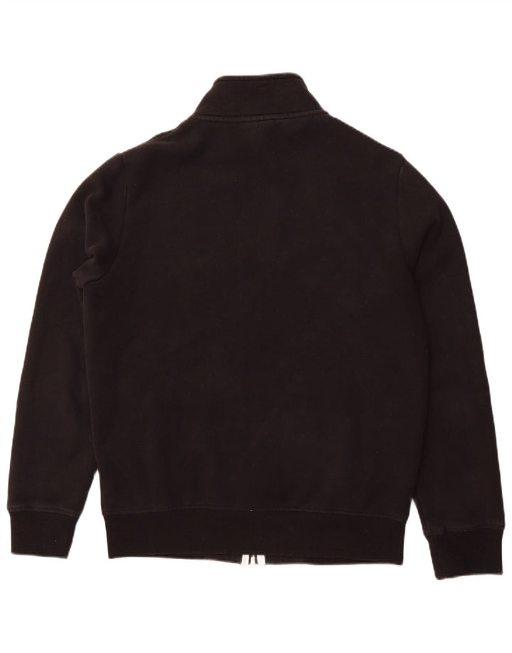 SUPERDRY Jaqueta masculina de agasalho grande de algodão preto