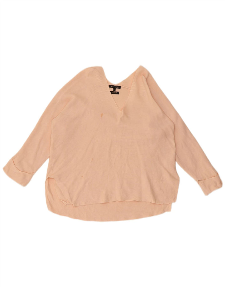 Blusa feminina MASSIMO DUTTI manga 3/4 grande Reino Unido 10 pequeno rosa
