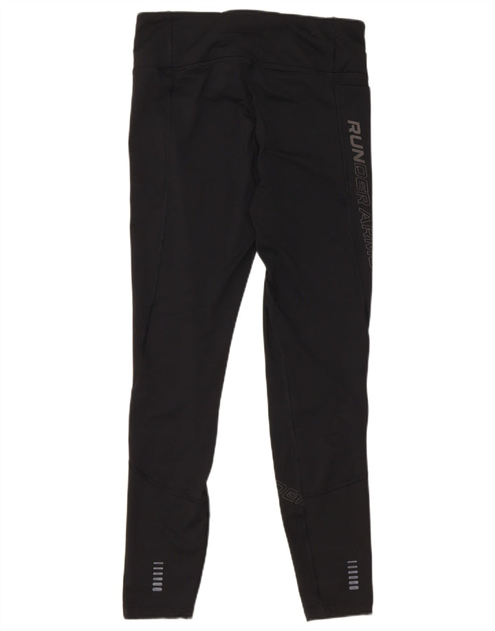 Under Armour Feminino Cold Gear Graphic Capri Leggings Reino Unido 12 Médio Preto