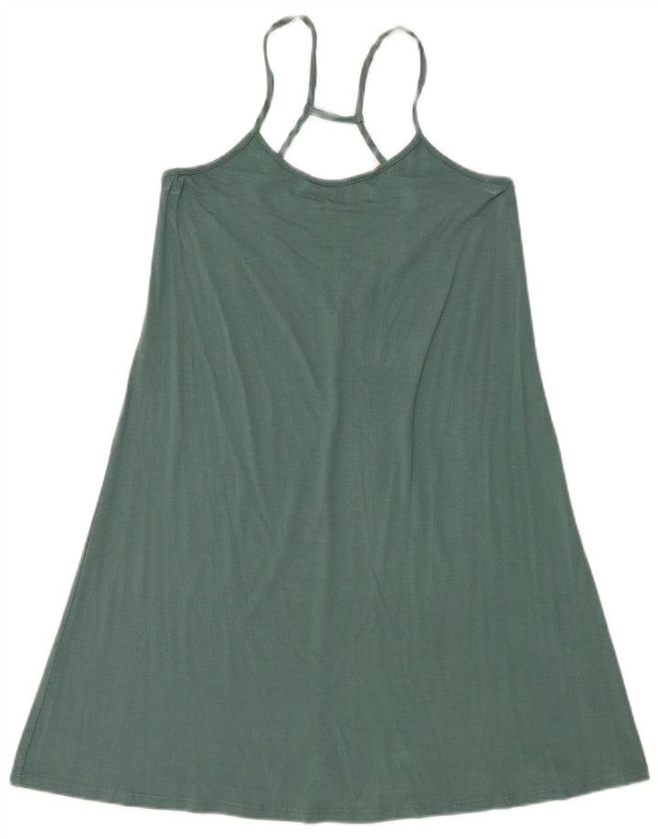 Top feminino BENETTON UK 8 pequeno verde