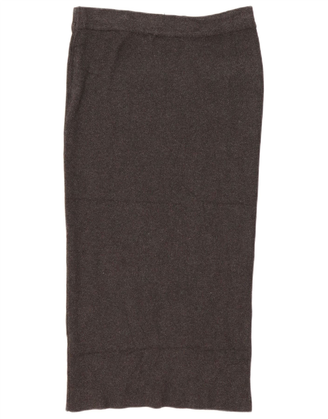 Zara Saia reta feminina de malha média W28 viscose cinza
