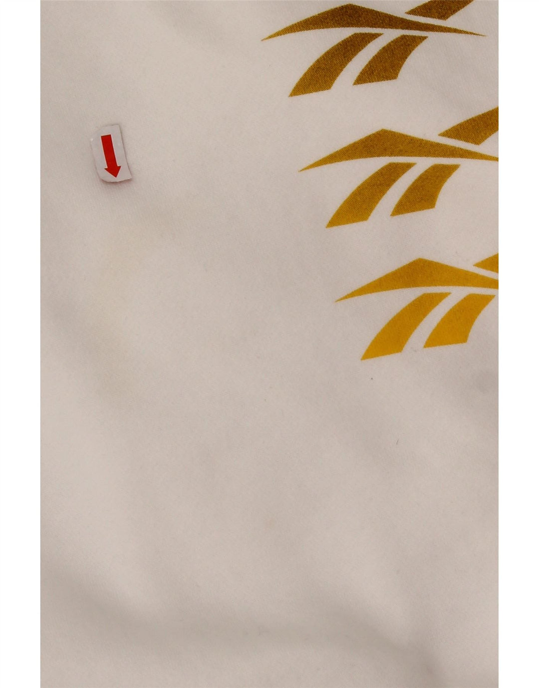 REEBOK masculino clássico ajuste moletom gráfico jumper médio algodão branco
