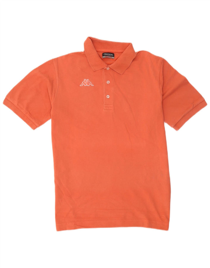 Camisa polo masculina Kappa médio algodão laranja
