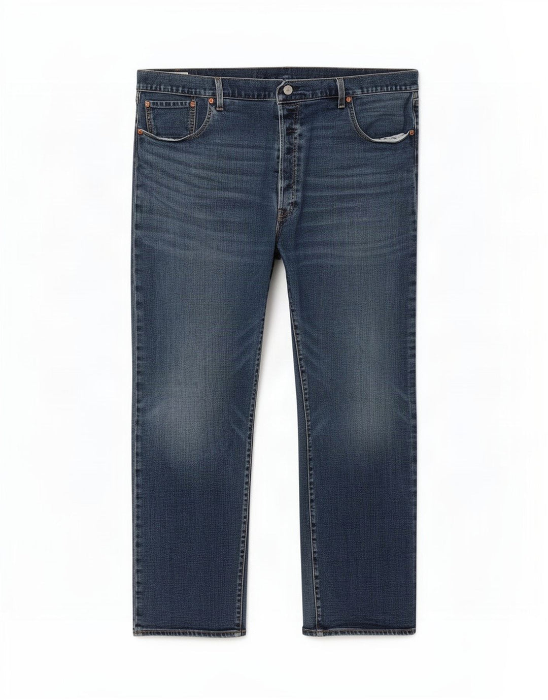 Calça jeans masculina Levi's 501 Straight W46 L29 azul algodão