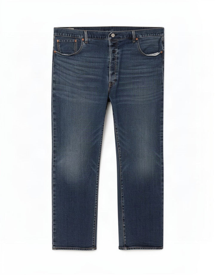 Calça jeans masculina Levi's 501 Straight W46 L29 azul algodão