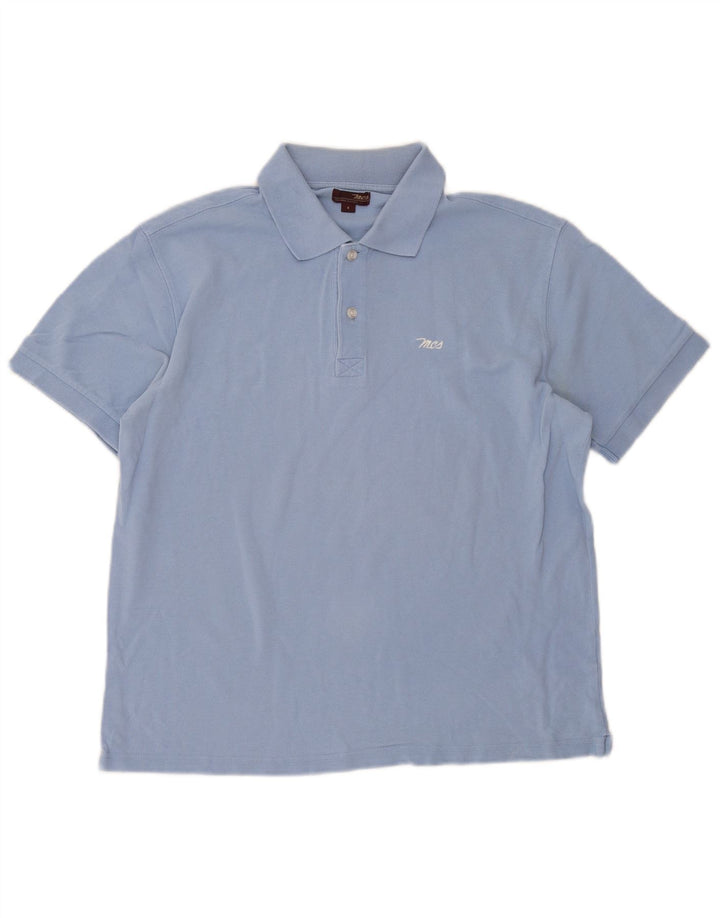 Camisa polo masculina Marlboro Classics pequena azul