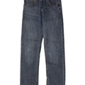 Wrangler Mens Straight Jeans W28 L30 Azul Algodão