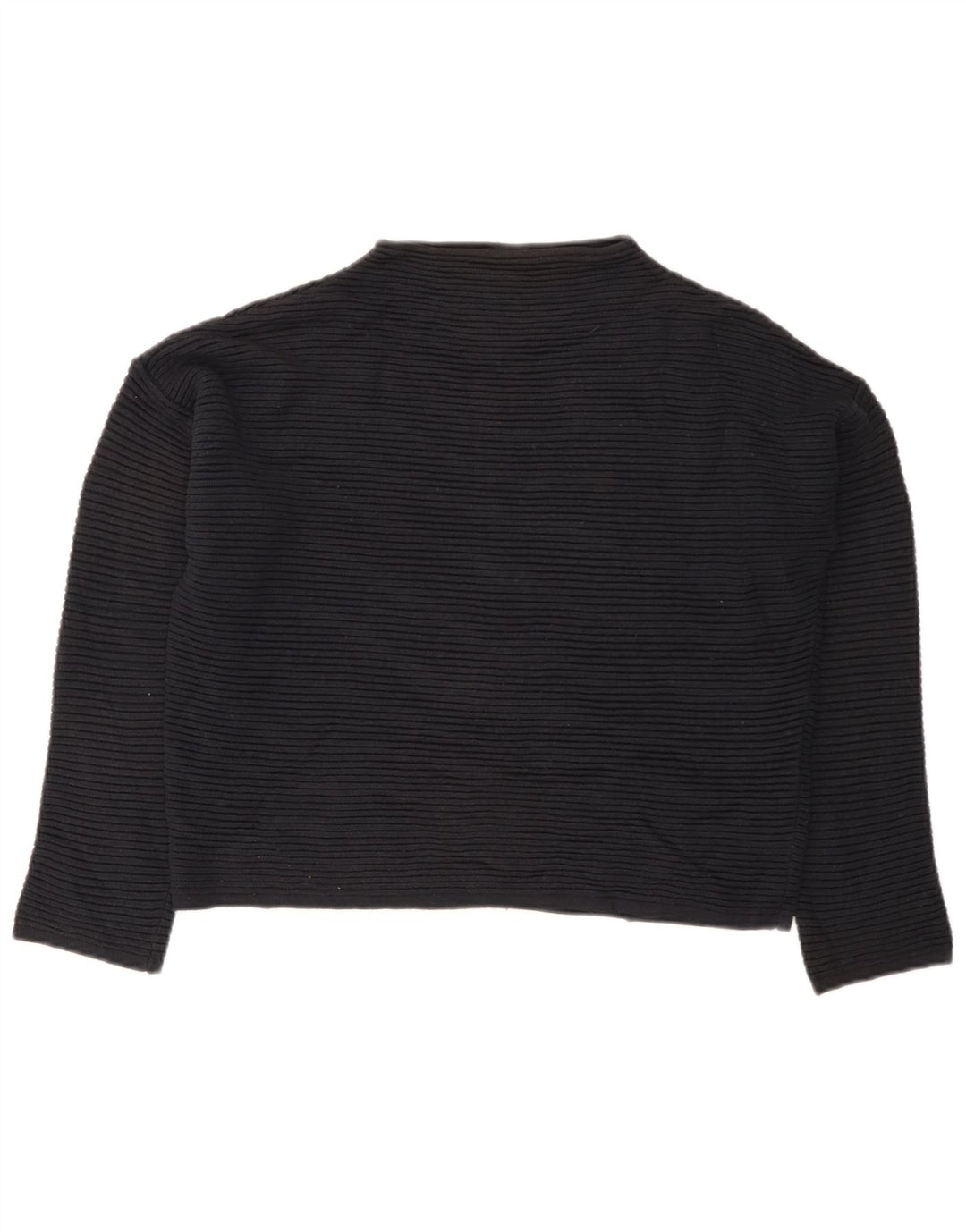 Suéter feminino TOPSHOP com gola alta e gola tartaruga Reino Unido 8 pequeno azul marinho