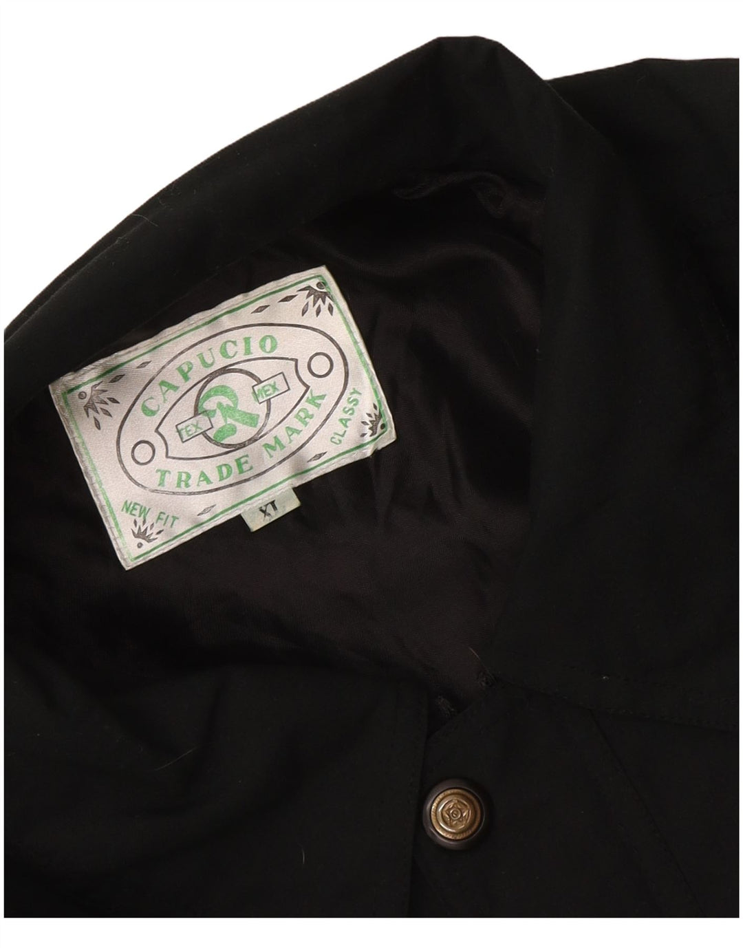 Jaqueta bomber masculina vintage UK 42 XL preta