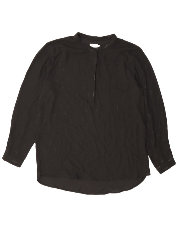 Blusa feminina de manga comprida Dack's UK 16 listrada preta grande