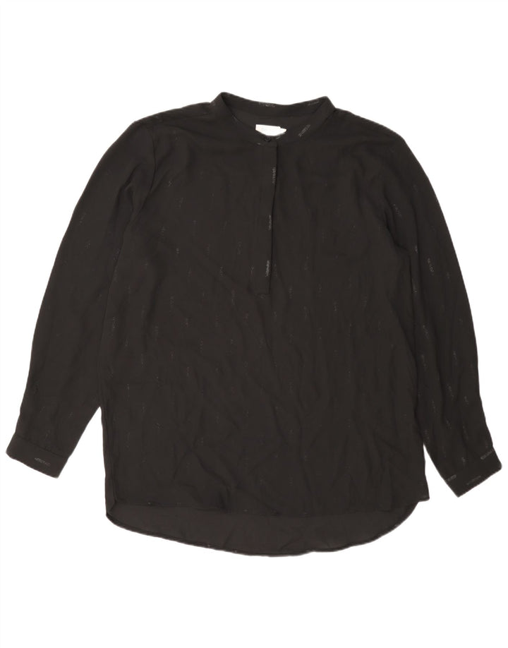 Blusa feminina de manga comprida Dack's UK 16 listrada preta grande