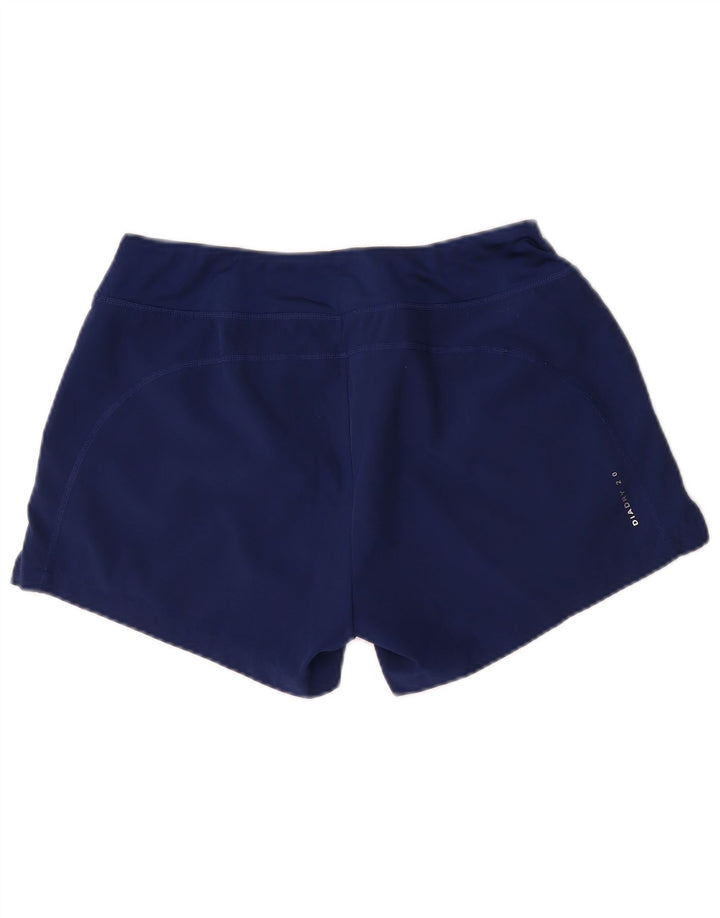 Shorts esportivos femininos Diadora UK 14 poliéster azul marinho médio