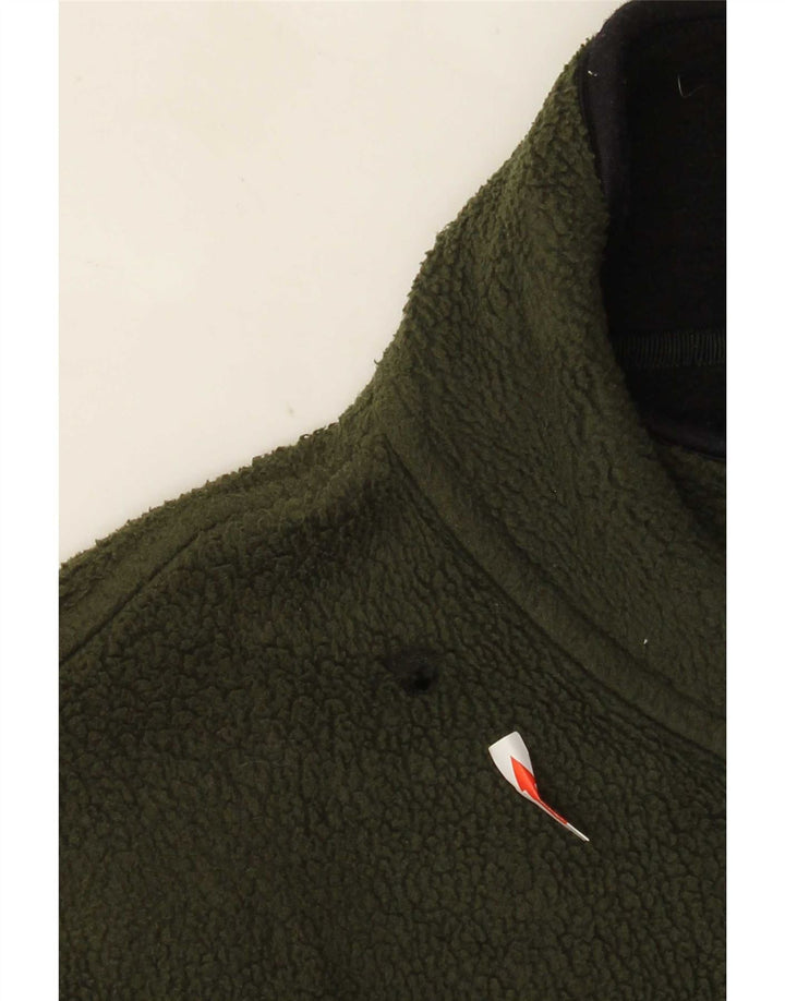 Jaqueta de lã masculina Timberland UK 40 poliéster verde grande