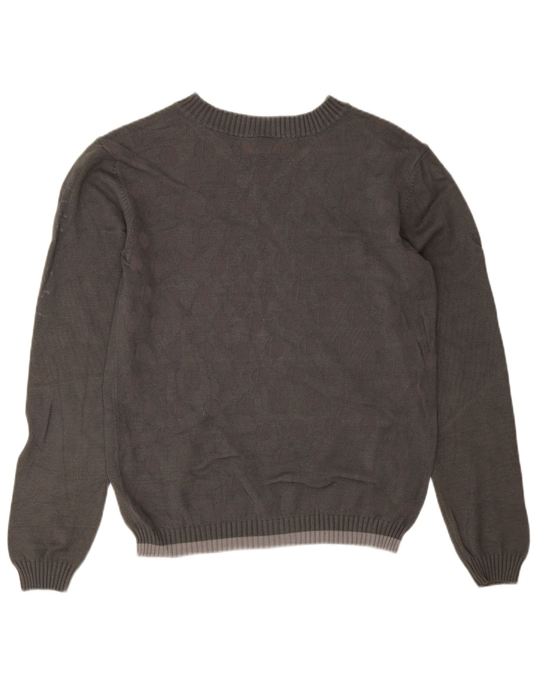 Suéter masculino Puma com decote em V e viscose cinza médio