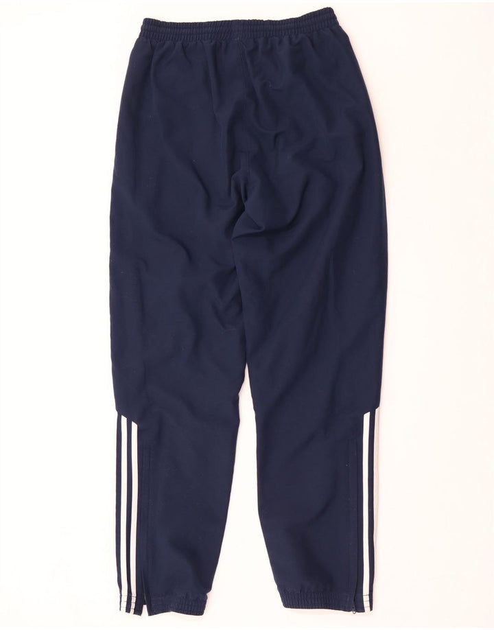 Adidas Mens Treino Calças Joggers Pequeno Poliéster Azul Marinho