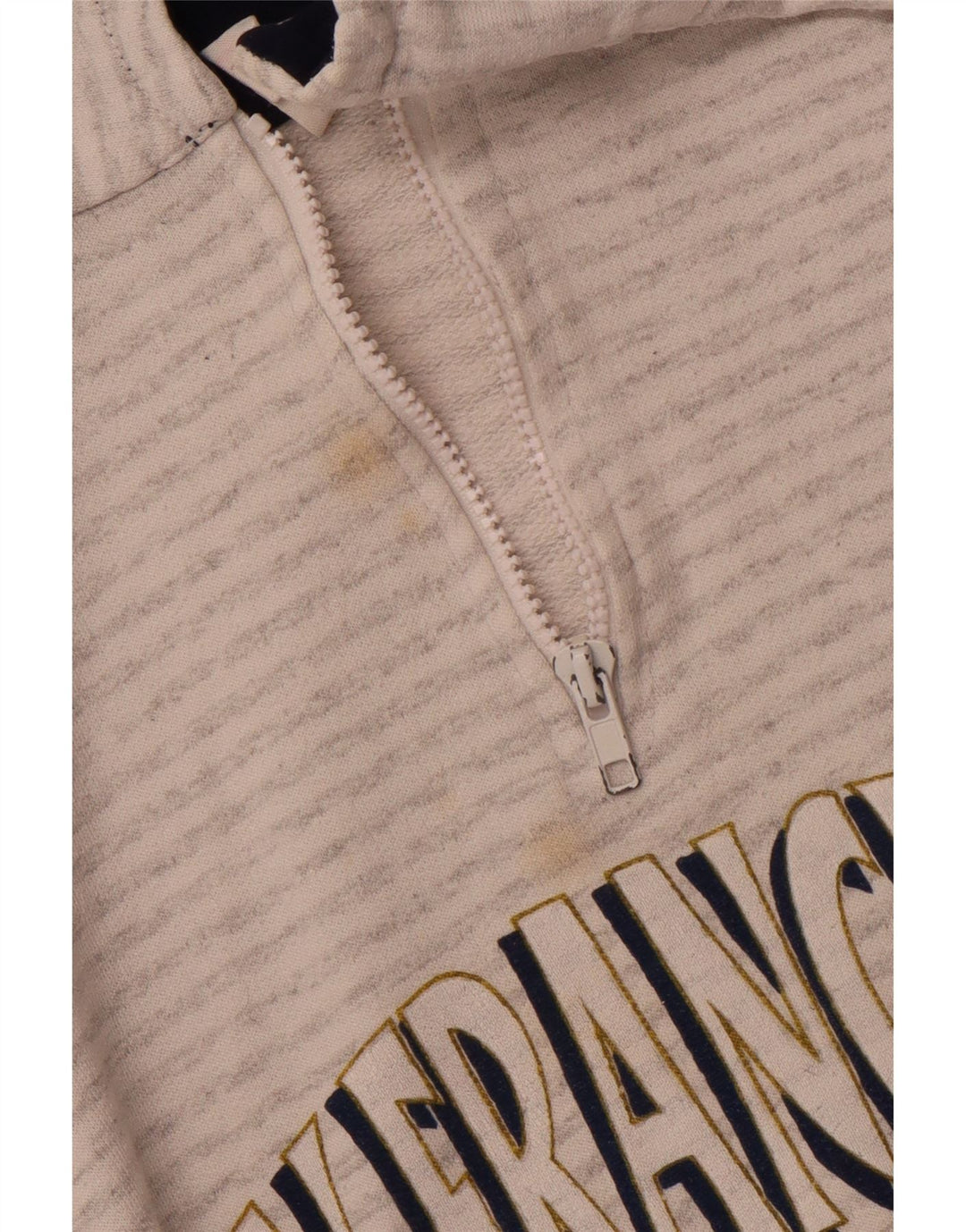 MAGIC Mens San Francisco Graphic Moletom Jumper Grande Listrado Cinza