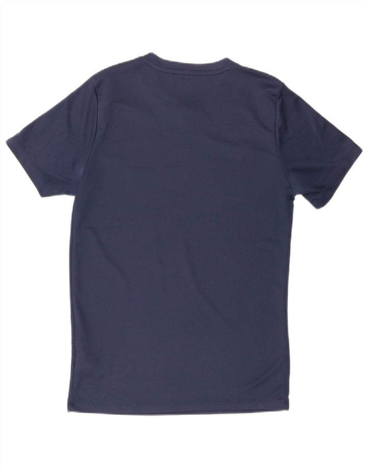 Camiseta Nike Masculina Dri Fit Top Pequeno Poliéster Azul Marinho