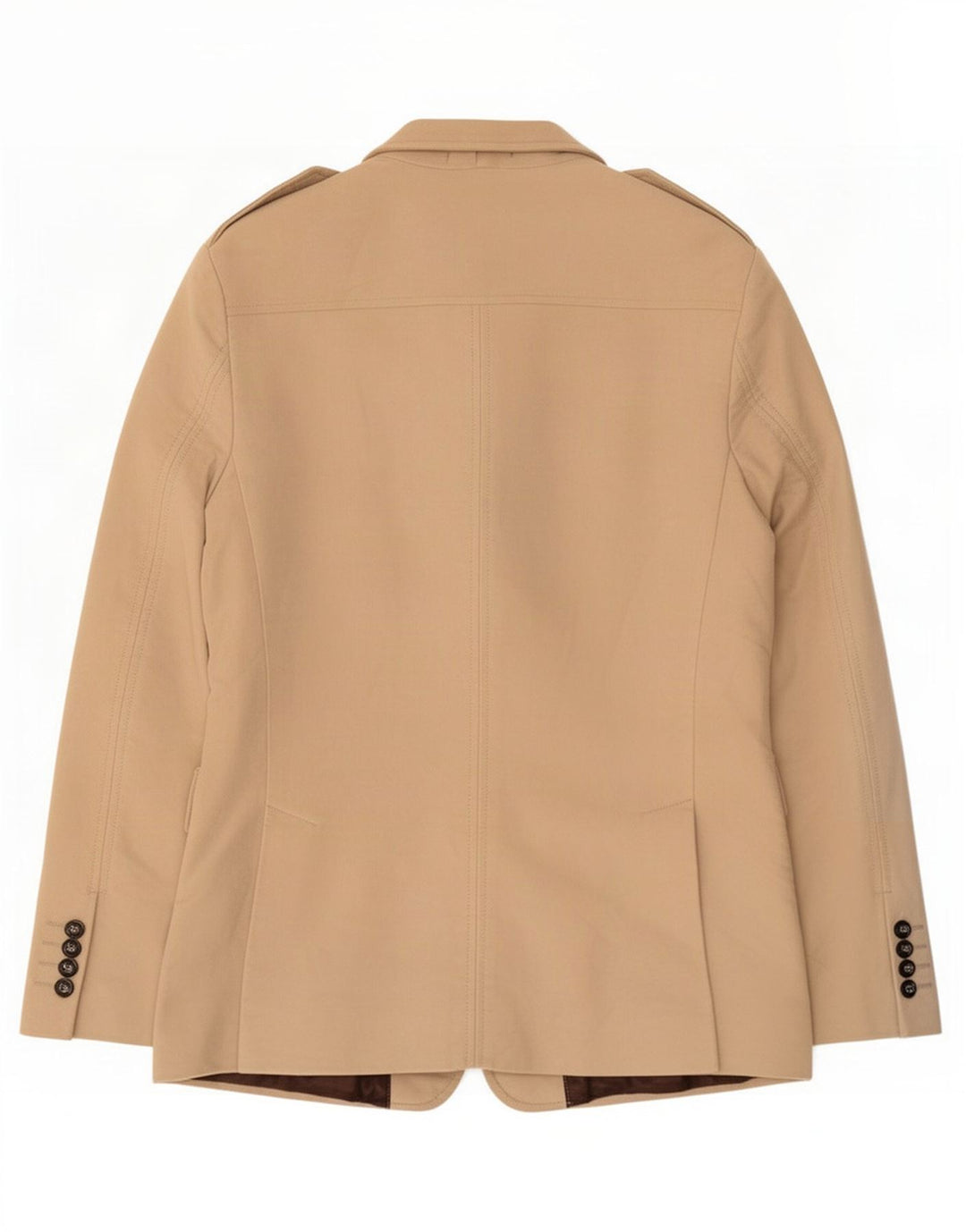 Manuel Ritz Pipo Jaqueta blazer masculina militar de 3 botões IT 50 grande bege