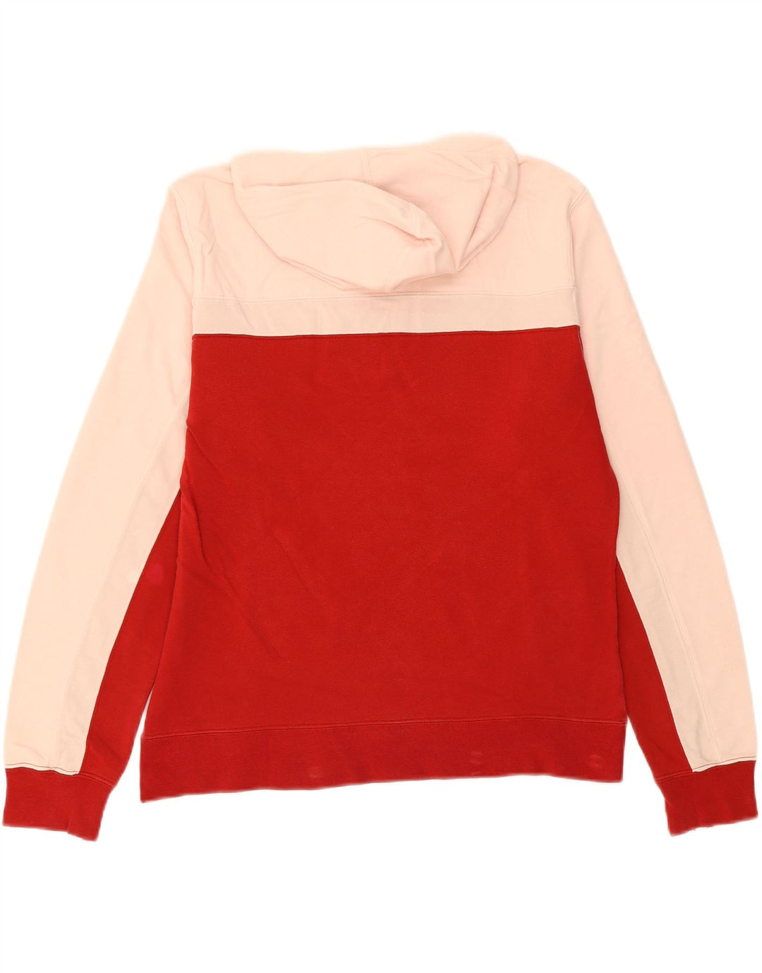 ENERGIE Womens Hoodie Jumper UK 16 Large Pink Colourblock Vintage Energie and Second-Hand Energie from Messina Hembry 