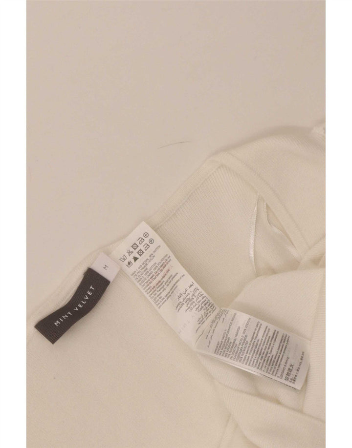 Blusa feminina MINT VELVET UK 12 médio branco modal