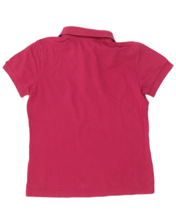Camisa polo feminina Kappa UK 10 pequena rosa