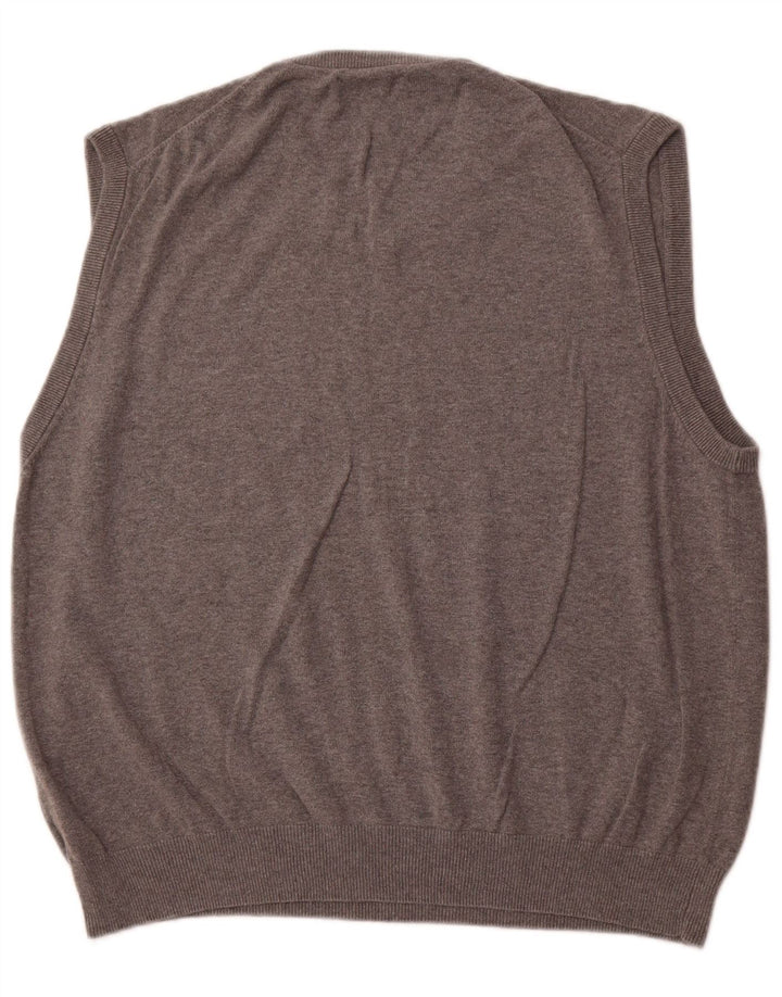 Regata masculina CHAPS colete 2XL algodão cinza